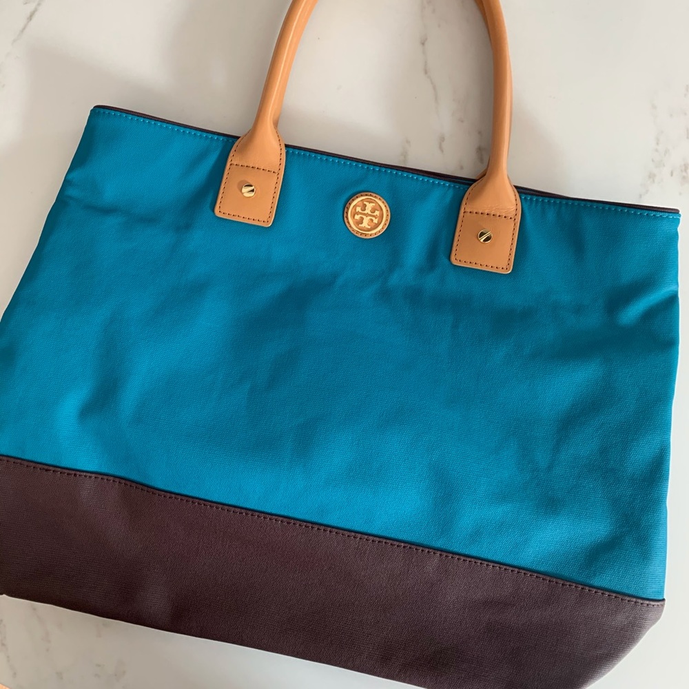 Tory Burch Color Blocking Tote